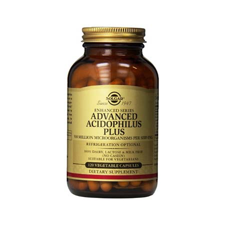 SOLGAR ADVANCED ACIDOPHILUS PLUS veg.caps 120s
