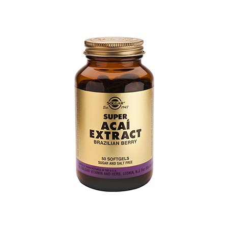 SOLGAR SUPER ACAI EXTRACT softgels 50s