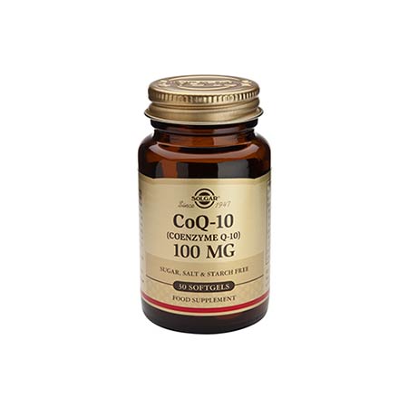 SOLGAR COENZYME Q10 100mg 30softgels