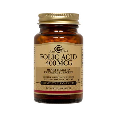 SOLGAR FOLIC ACID 400μg tabs 100s