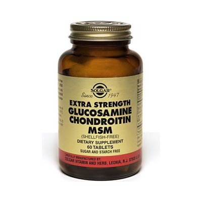 Solgar Glucosamine Chondroitin Msm EXTRA STRENGTH 60 tabs