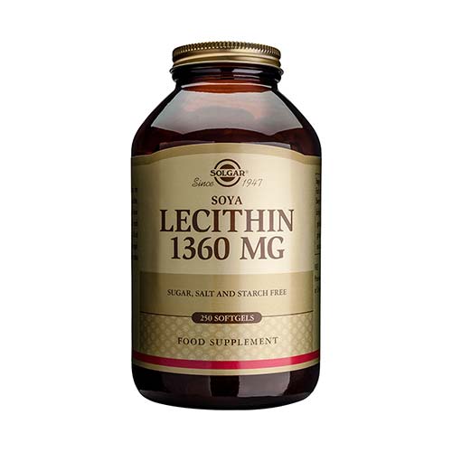 SOLGAR LECITHIN 1360mg softgels 250s