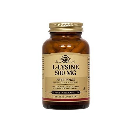 SOLGAR L-LYSINE 500mg veg.caps 50s