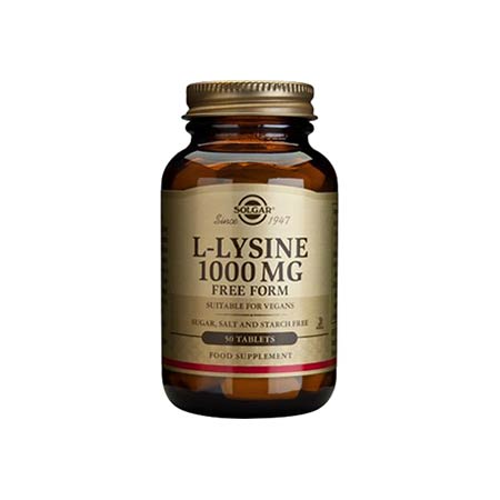 SOLGAR L-LYSINE 1000mg 50tabs