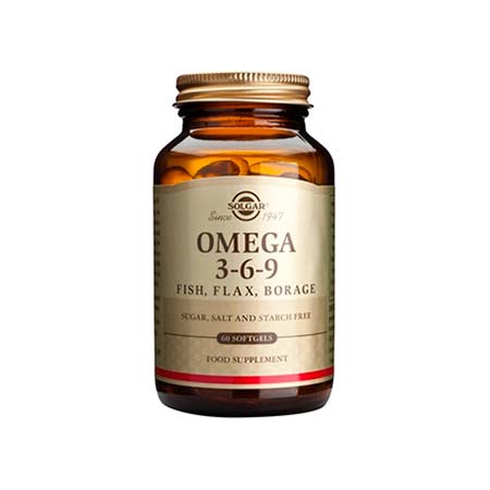 SOLGAR OMEGA-3-6-9 softgels 60s