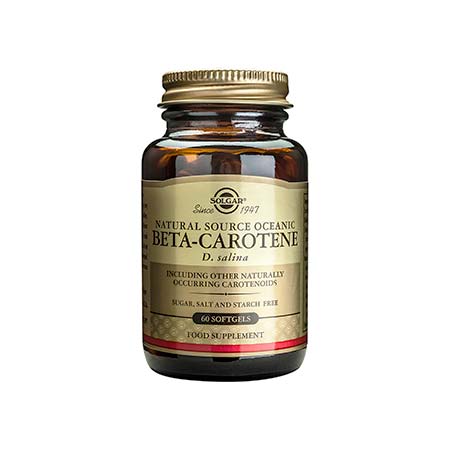 SOLGAR BETA-CAROTENE 7mg softgels 60s