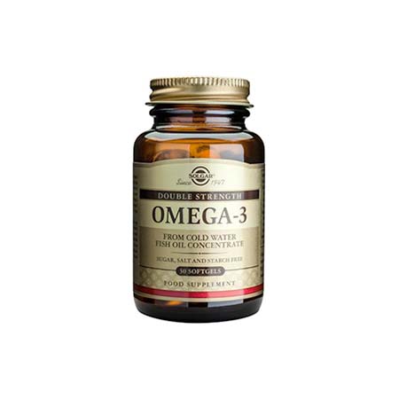 SOLGAR OMEGA-3 DOUBLE STRENGTH softgels 30s