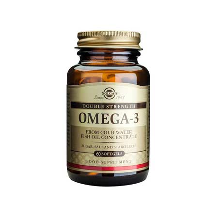 SOLGAR OMEGA-3 DOUBLE STRENGTH 60 softgels