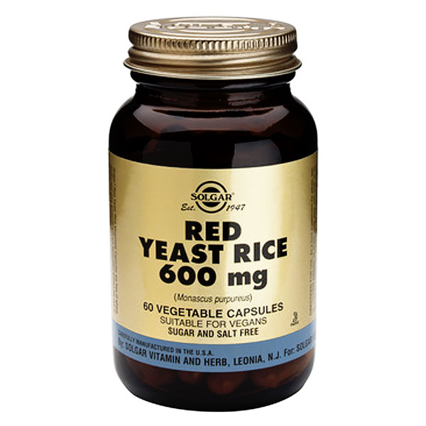 Solgar Red Yeast Rice Extract 600mg 60caps