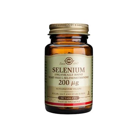 SOLGAR SELENIUM 200μg 50tabs