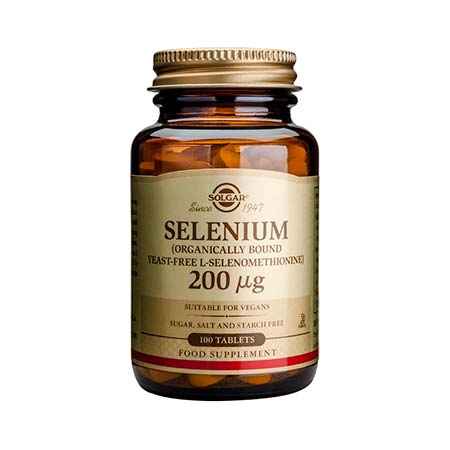 SOLGAR SELENIUM 200μg 100tabs