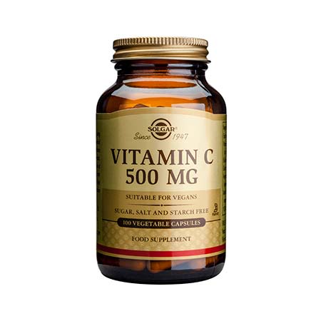 Solgar - Vitamin C 500mg 100 Φυτικές Κάψουλες