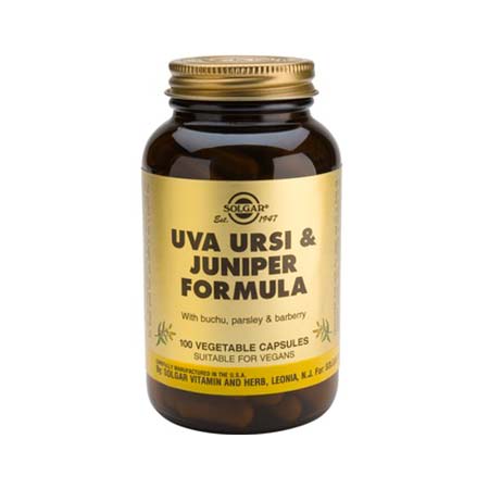 SOLGAR UVA URSI & JUNIPER FORMULA 100veg.caps