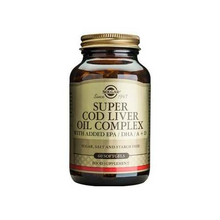 SOLGAR SUPER COD LIVER OIL COMPLEX 60 softgels
