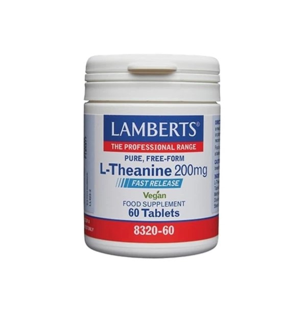 Lamberts L-Theanine 200mg Fast Release Vegan 60 Tablets