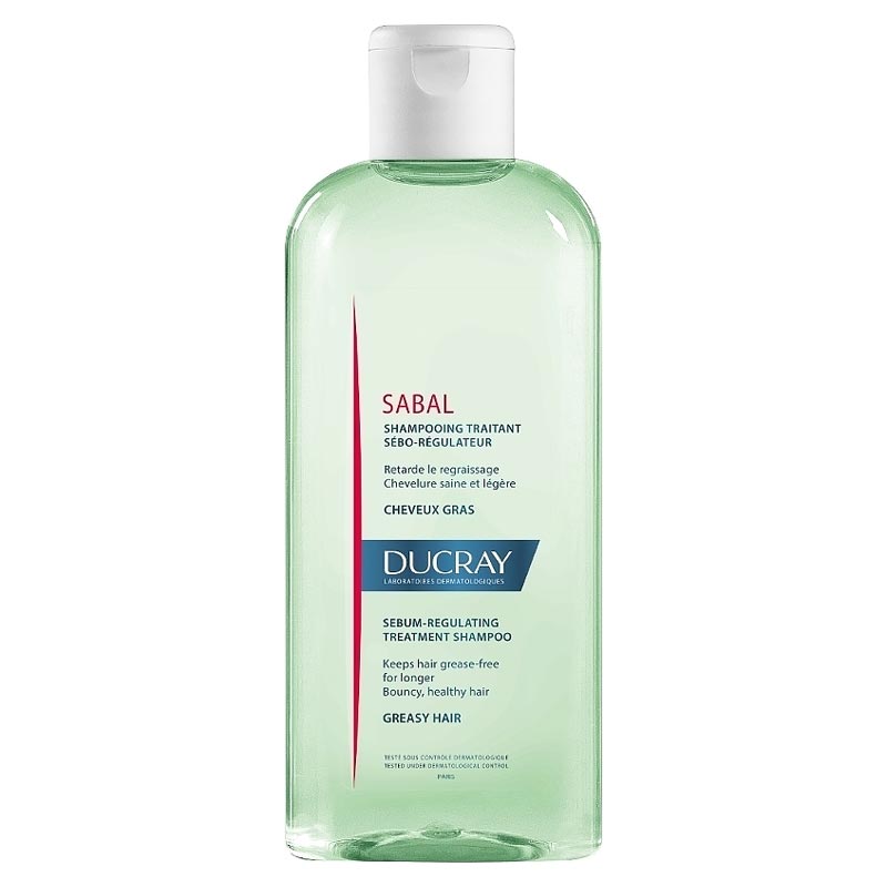 Ducray Sebum Regulating Treatment Shampoo Sabal - Σαμπουάν Αγωγής για Λιπαρά Μαλλιά 200ml.
