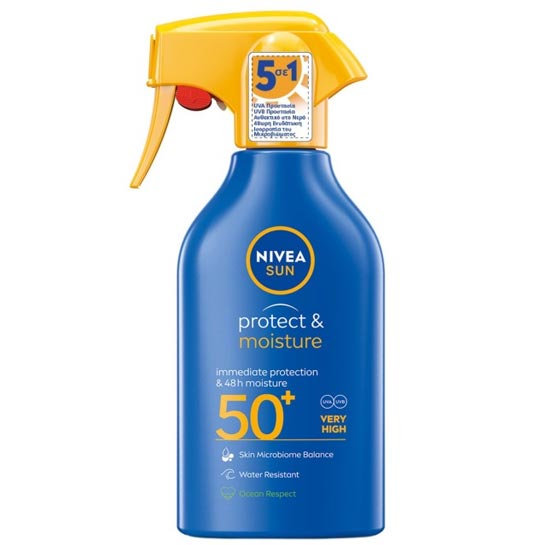 Nivea Sun Protect & Moisture Trigger Spray SPF 50+, 270ml