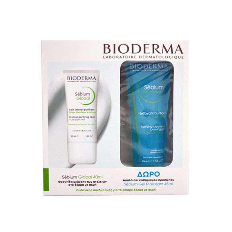 Bioderma Sebium Global 30ml & Sebium Gel Moussant 45ml