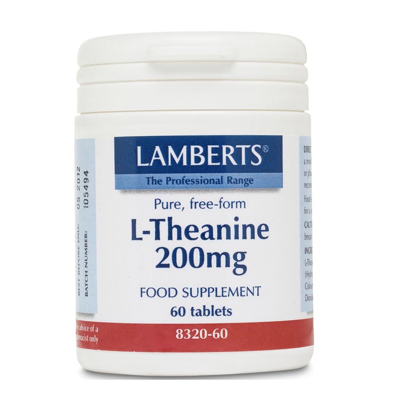 Lamberts L-Theanine 200mg 60 ταμπλέτες