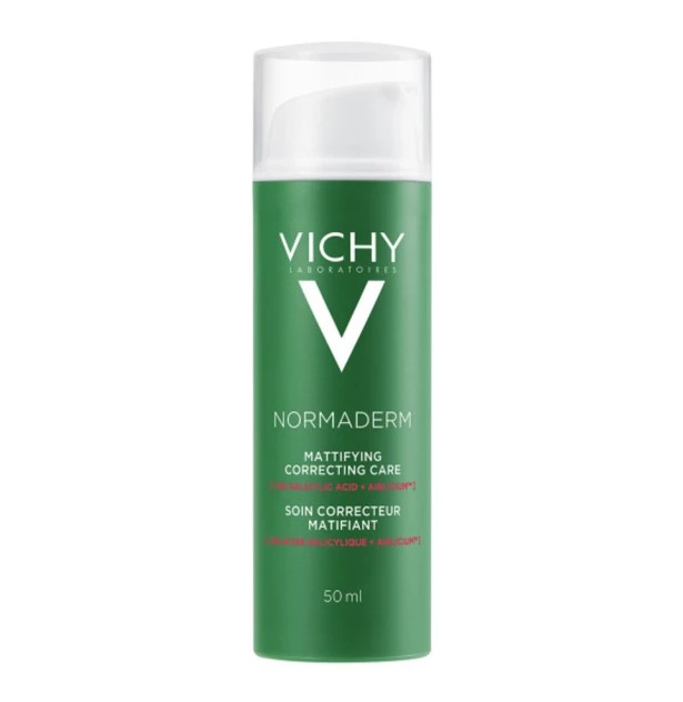 Vichy Normaderm Correcting Anti-blemish Care, Κρέμα Ημέρας 24ωρη Ενυδάτωση για Λιπαρές Επιδερμίδες με Ατέλειες 50ml