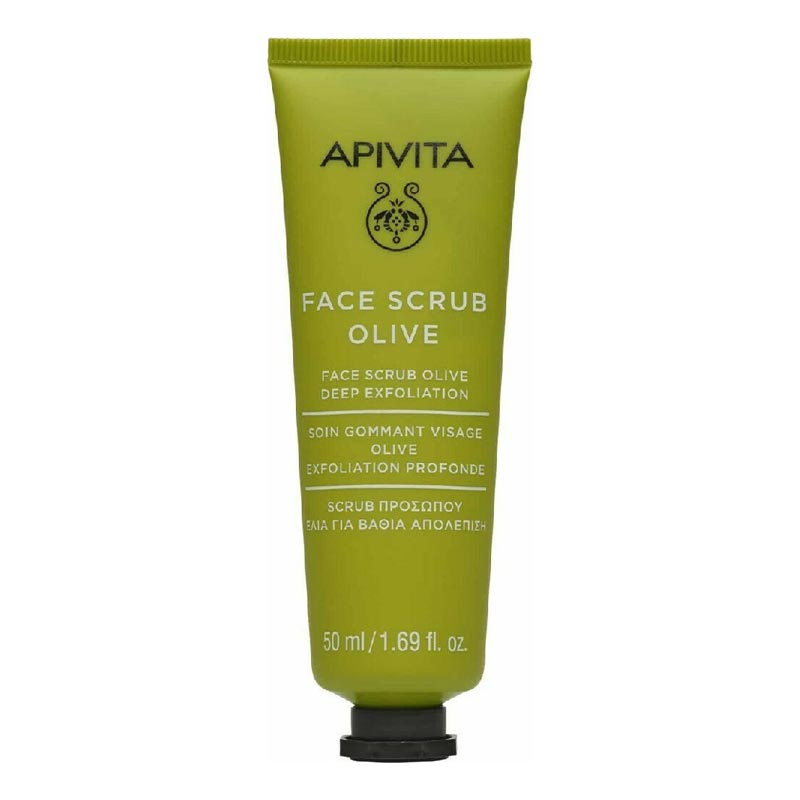 Apivita Face Scrub With the Olive Βαθιάς Απολέπισης με Ελιά, 50ml