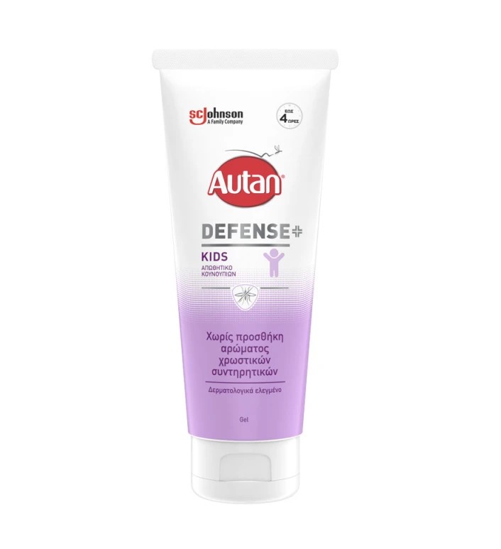 Autan Defense+ Kids Εντομοαπωθητικό Gel για Παιδιά άνω των 2 Ετών και Ενήλικες 100ml