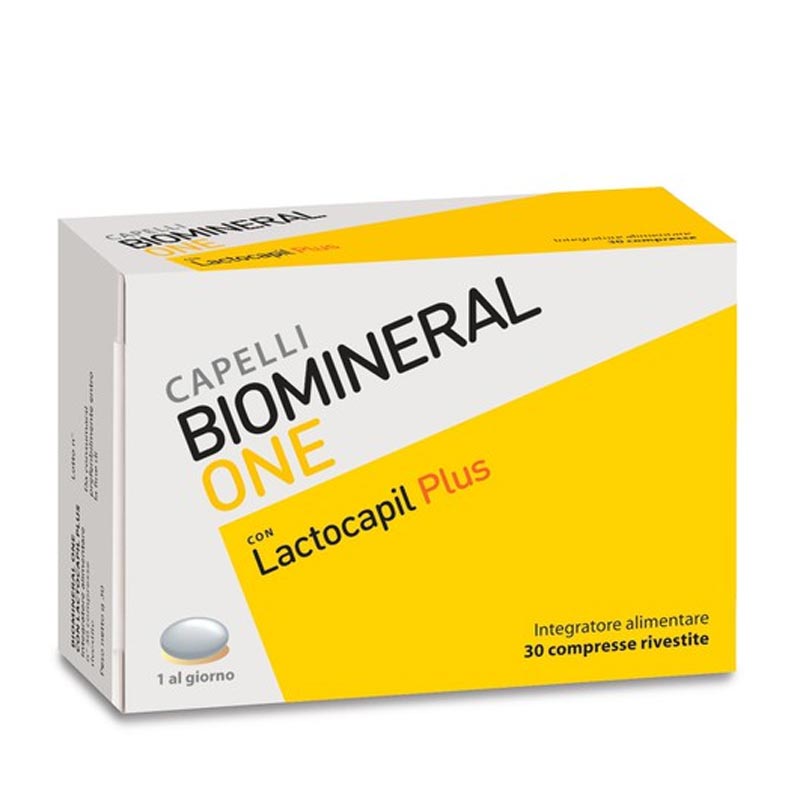 Biomineral One con Lactocapil Plus Συμπλήρωμα Διατροφής κατά της Τριχόπτωσης, 30caps