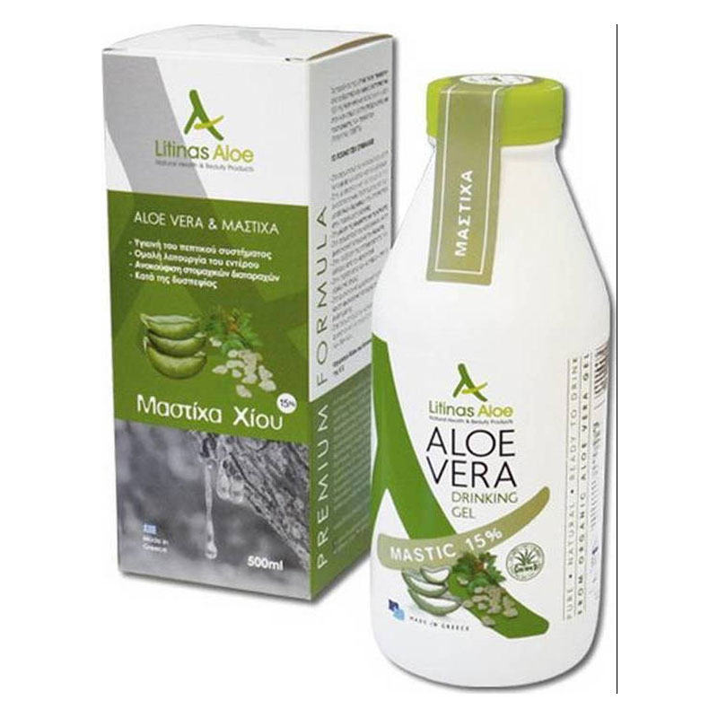 Litinas Aloe Vera Gel με Γεύση Μαστίχα Χίου 500ml