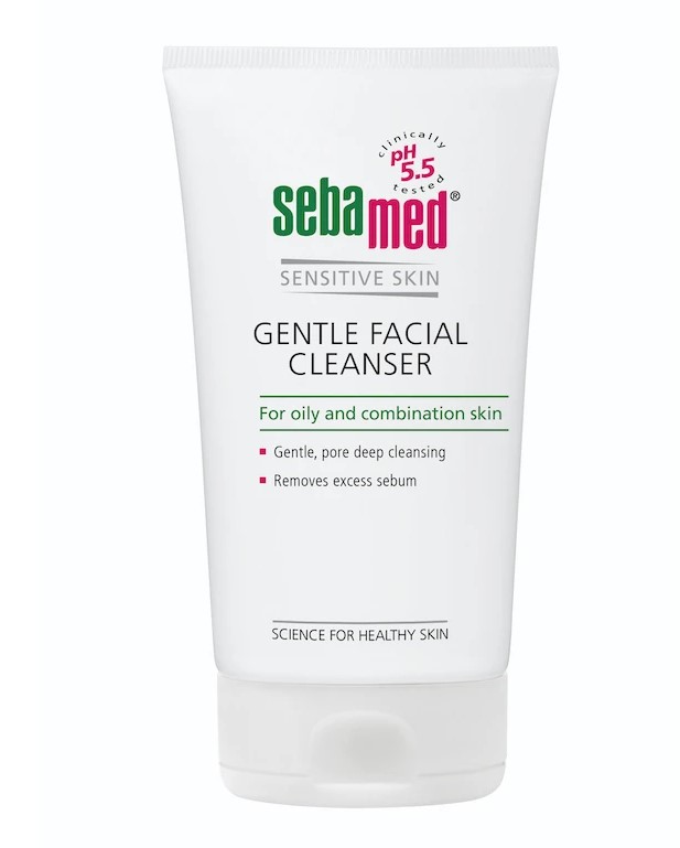 Sebamed Gentle Facial Cleanser pH 5.5 Gel Καθαρισμού Προσώπου για Λιπαρές & Μικτές Επιδερμίδες 150ml