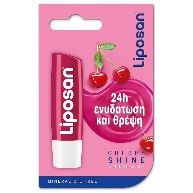 Liposan Cherry Shine Ενυδατικό Stick Χειλιών 4.8gr