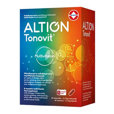 Altion Tonovit Multivitamin Συμπλήρωμα Διατροφής 40 κάψουλες