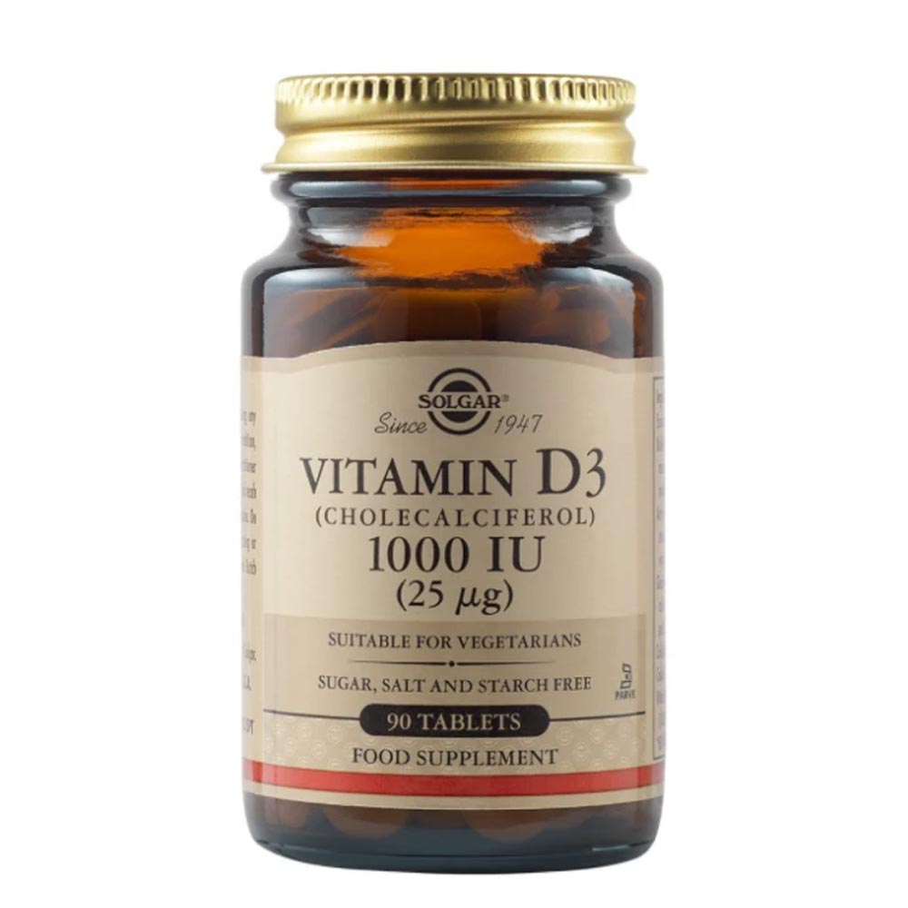 Solgar Vitamin D3 1000IU 90 Tablets