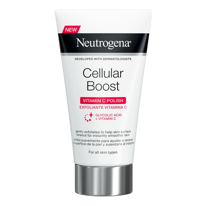 Neutrogena Cellular Boost Vitamin C Polish Κρέμα Απολέπισης Προσώπου με Βιταμίνη C 75ml