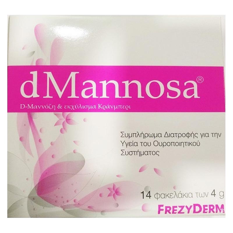 Frezyderm dMannosa 14 Φακελάκια x 4g - Συμπλήρωμα Διατροφής Για την Υγεία Του Ουροποιητικού Συστήματος