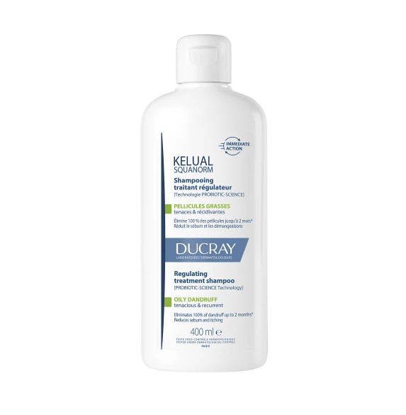 Ducray Kelual Squanorm Oily Dandruff Shampoo, 400ml
