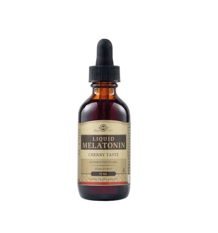 Solgar Liquid Melatonin Συμπλήρωμα Διατροφής για τον Ύπνο με Γεύση Κεράσι 59ml