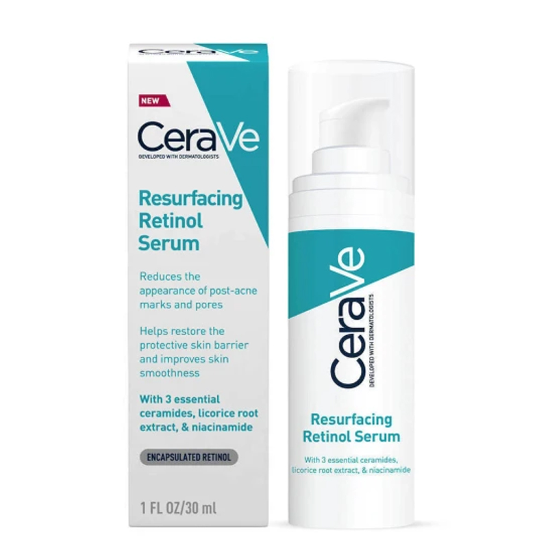 CeraVe Resurfacing Retinol Serum Προσώπου με Ρετινόλη για Λάμψη 30ml