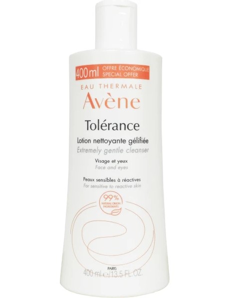 Avene Tolerance Extremely Gentle Cleanser Face & Eyes Λοσιόν καθαρισμού και ντεμακιγιάζ 400ml