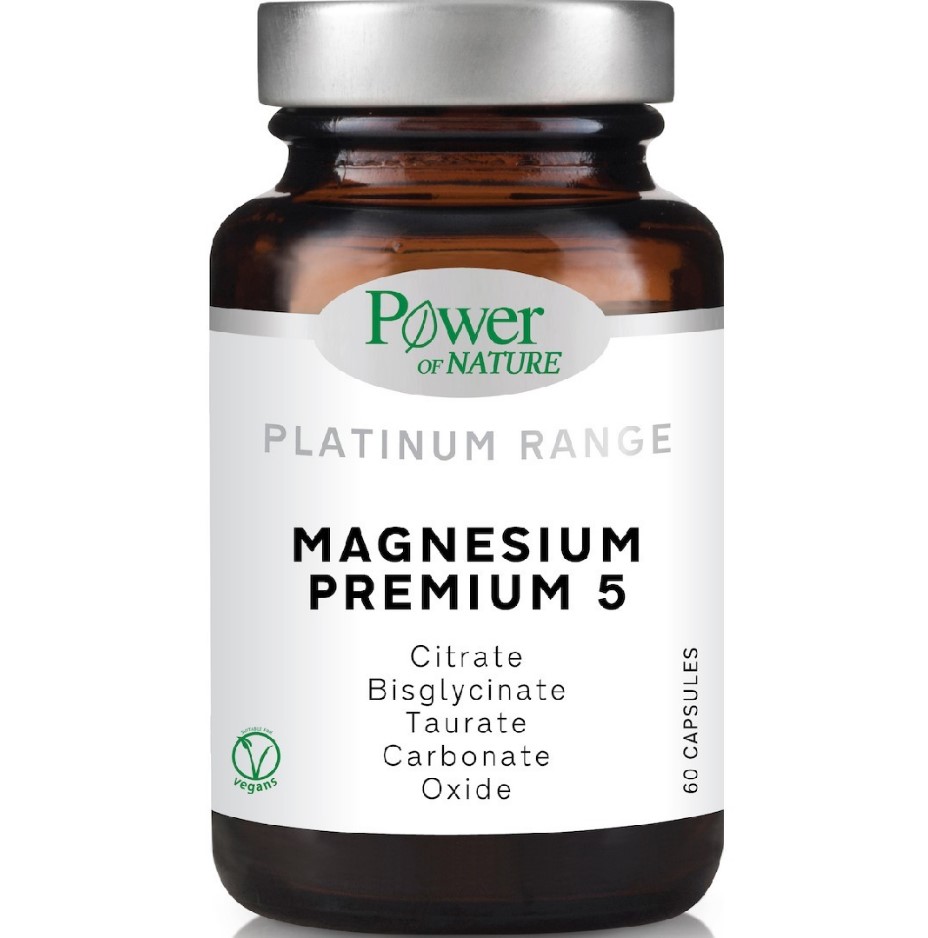 Power Of Nature Platinum Range Magnesium Premium 5 60 Κάψουλες