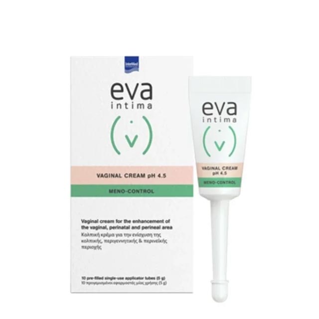 Intermed Eva Intima Meno-Control Vaginal Cream 10 Pre-Filled Applicators