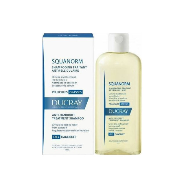 Ducray Squanorm Anti-dandruff Treatment Shampoo -Λιπαρή πιτυρίδα- 200ml