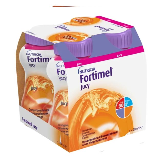 Nutricia Fortimel Jucy Πορτοκάλι 4 X 200ML