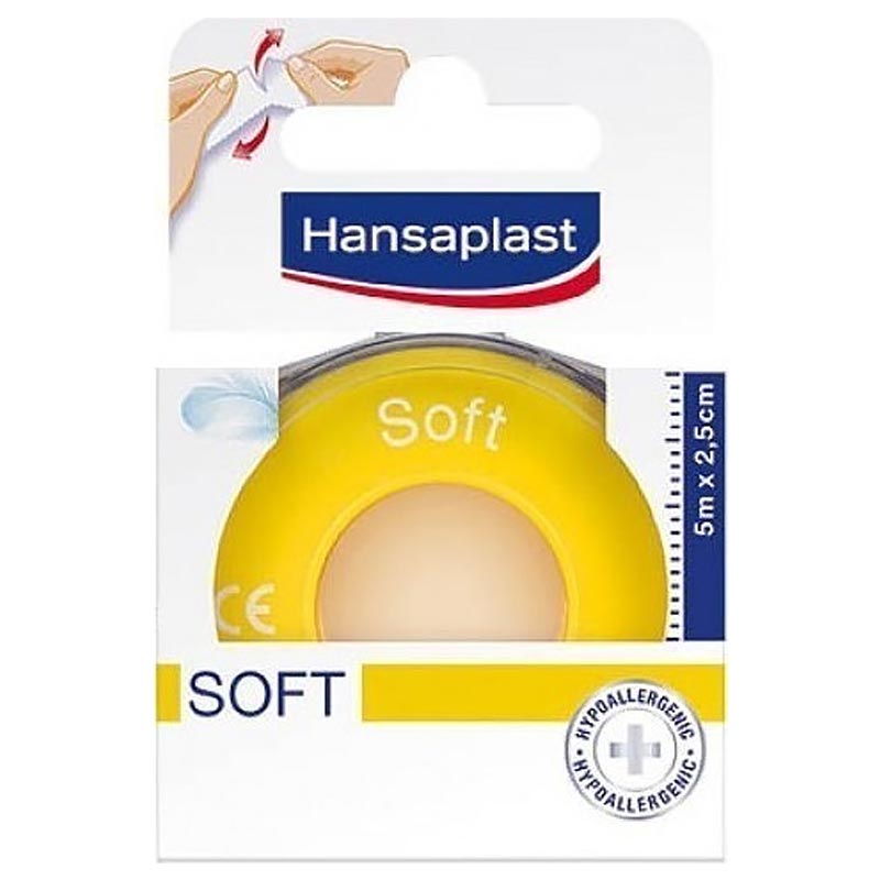 Hansaplast Soft Tape υποαλλεργική 2.5cm x 5m