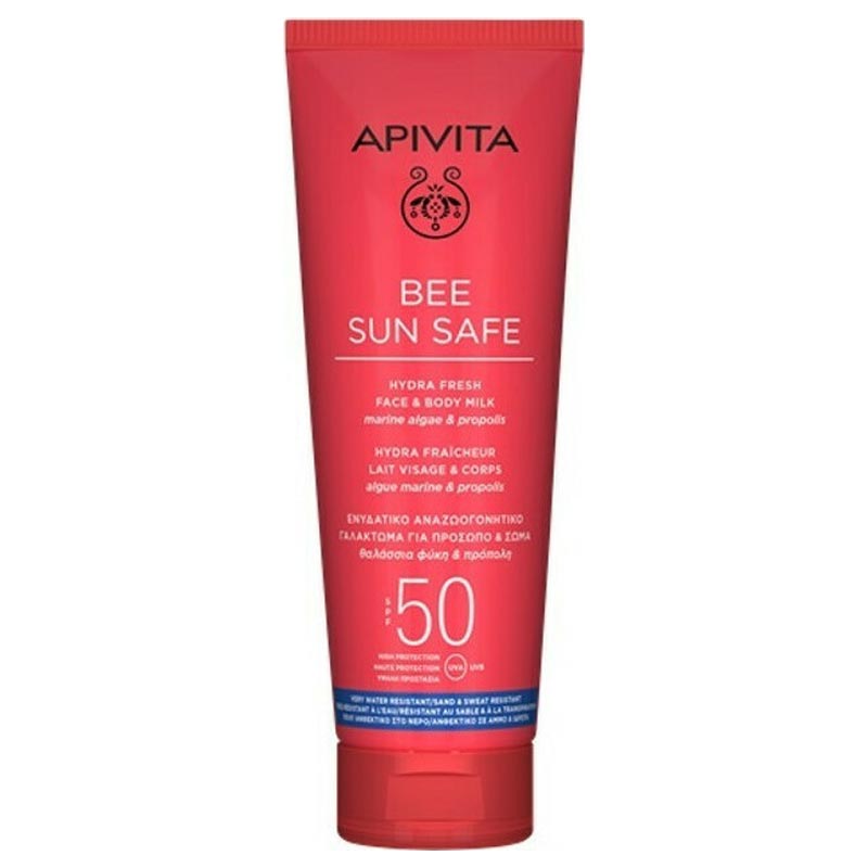 Apivita Bee Sun Safe Ενυδατικό Αναζωογονητικό Γαλάκτωμα Για Πρόσωπο SPF50& Σώμα 200ml
