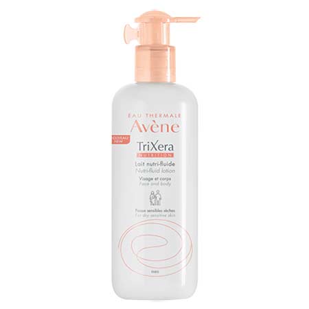 Avene Trixera Nutrition Lait Nutri-Fluid για Πρόσωπο & Σώμα για Ευαίσθητο - Ξηρό Δερμα 400ml