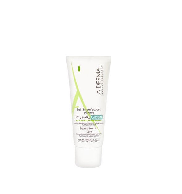 Aderma Phys-AC Creme Global Soin Imperfections Severes, Φροντίδα Κατά των Ατελειών 40ml