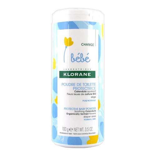 Klorane Bebe Poudre De Toilette Protectrice Προστατευτική Πούδρα 100gr