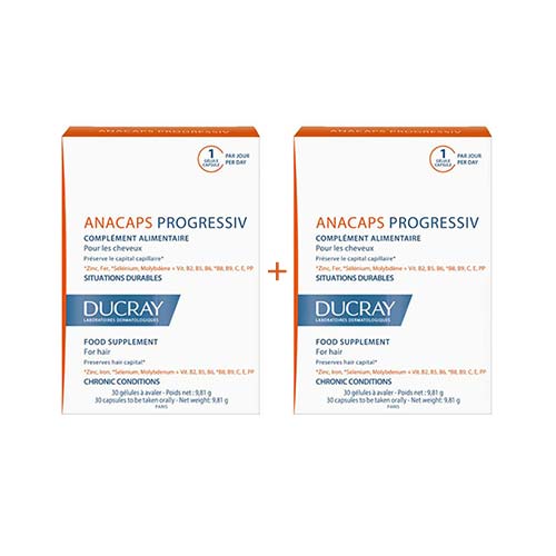 Ducray Anacaps Progressiv 2 x 30 caps (-50% στο δεύτερο προϊόν)