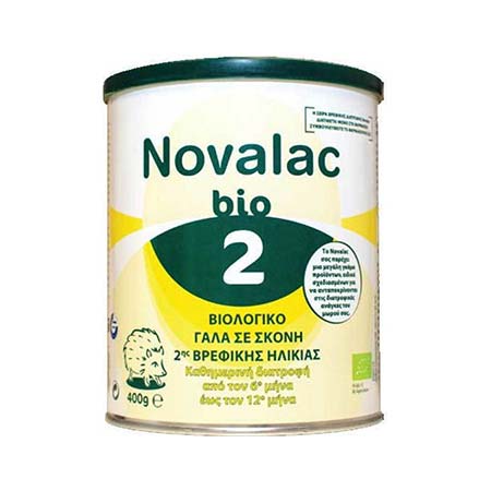 Novalac Bio 2 Βιολογικό Γάλα σε Σκόνη 2ης Βρεφικής Ηλικίας 400gr