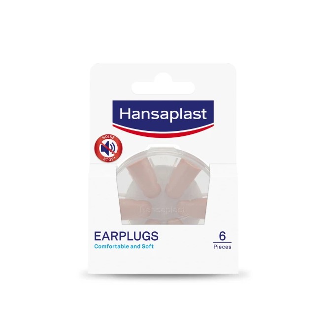 Hansaplast Ωτοασπίδες Επαναχρησιμοποιούμενες 6 Τεμάχια